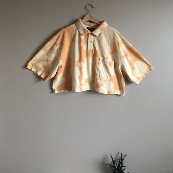 Reworked Tie Dye Shorts and Crop Top Set - Picture 2 of 10